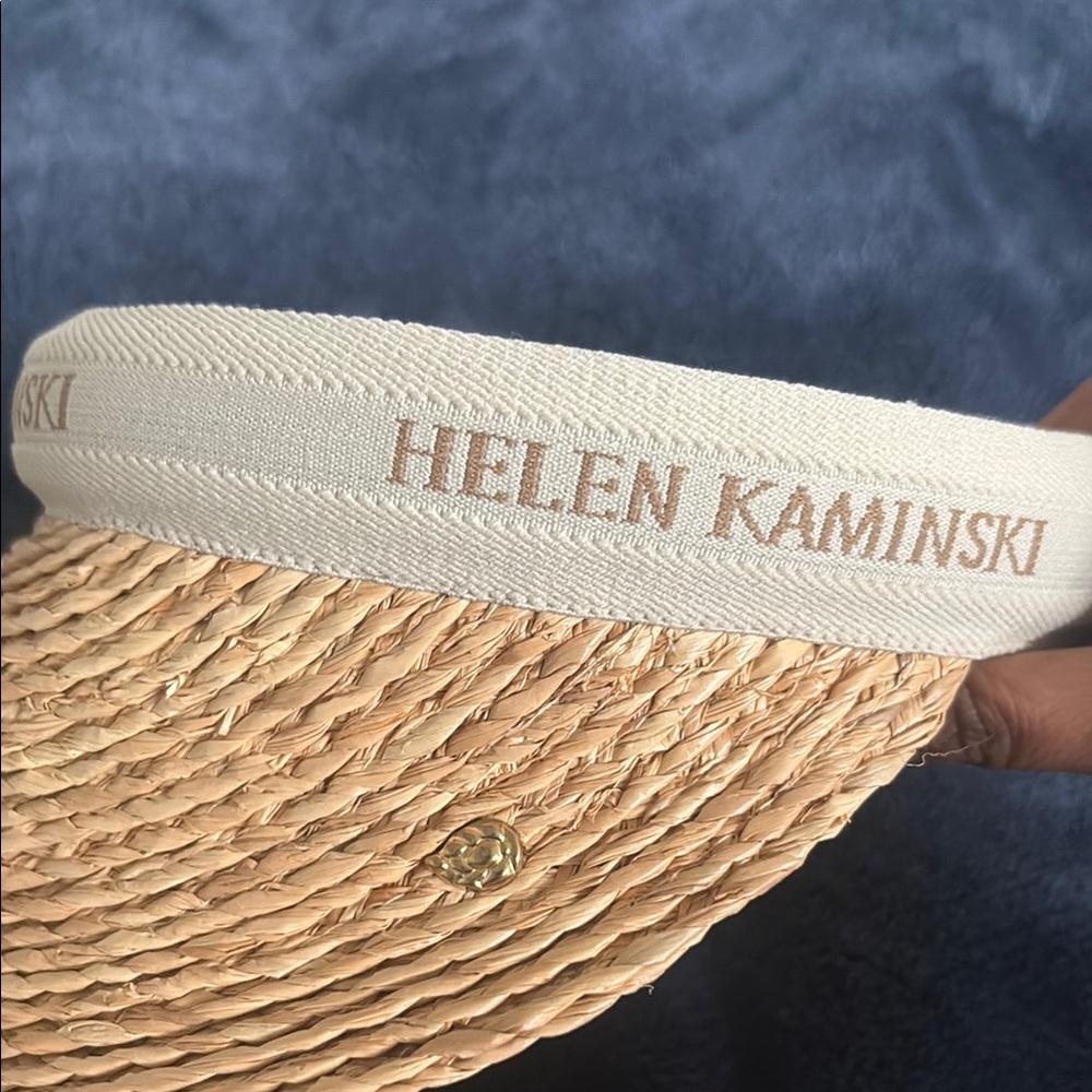 Helen Kaminski Tan Straw Visor - Picture 5 of 6